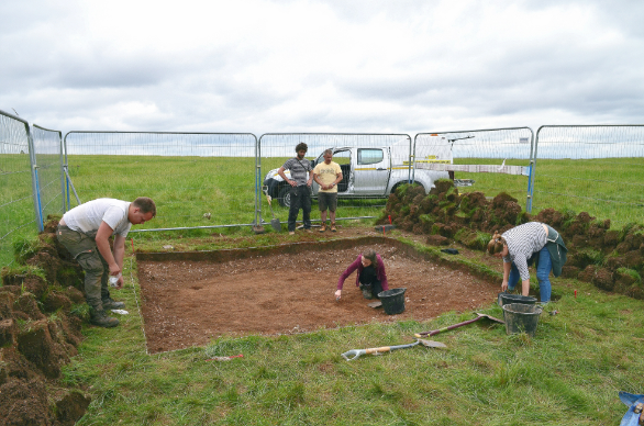 Excavation of an Early Neolithic pit